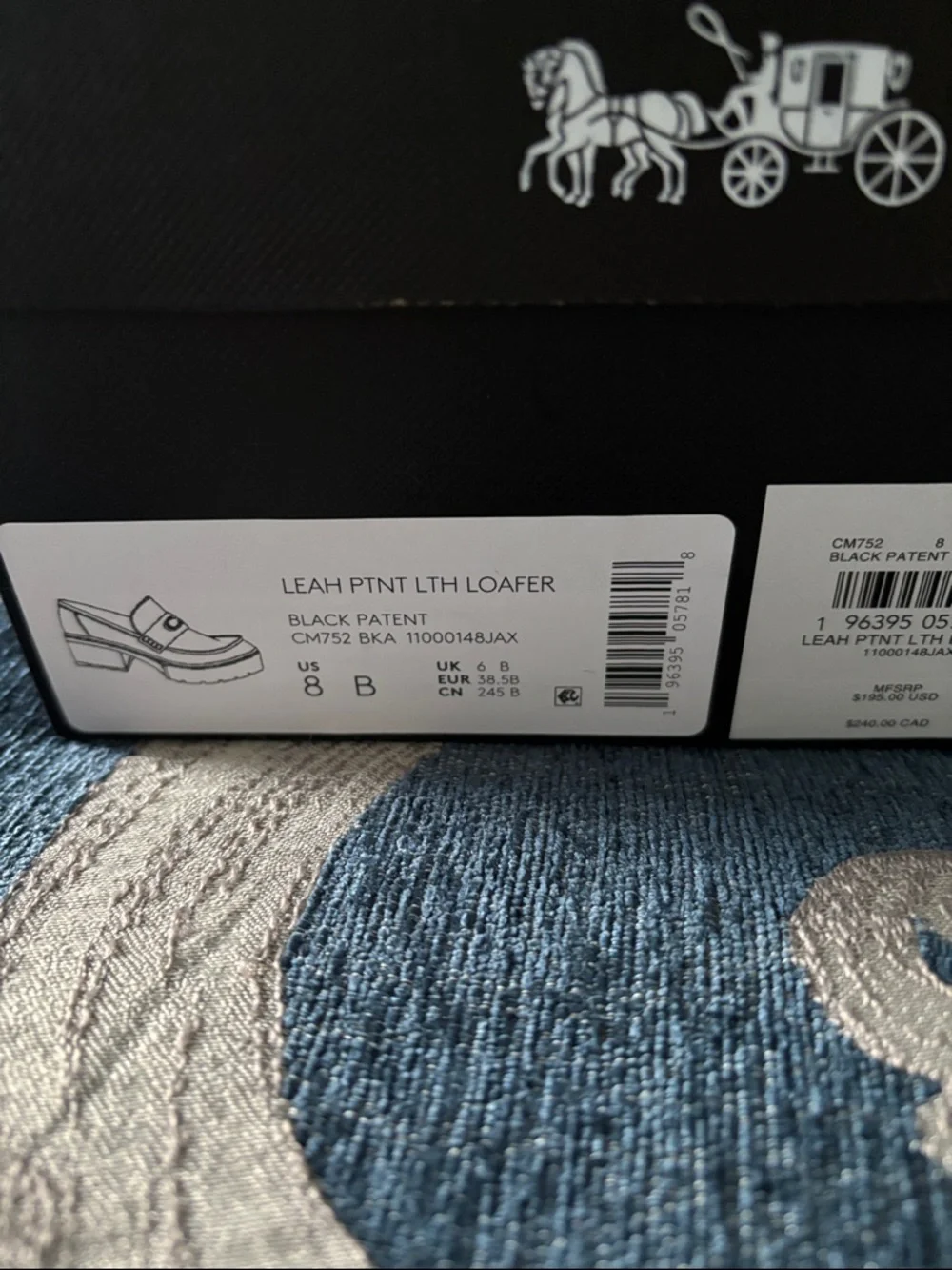 Coach glossy loafers